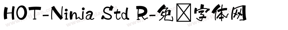 HOT-Ninja Std R字体转换